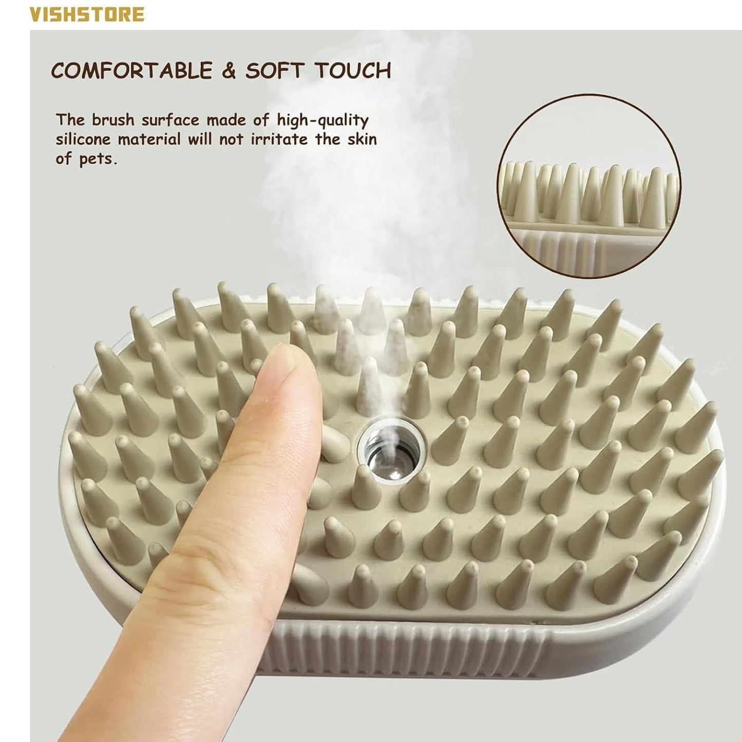 Proclean™ Grooming & Massage Brush With Steam