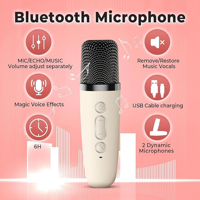 Karaoke+ Bluetooth Speaker With Mic