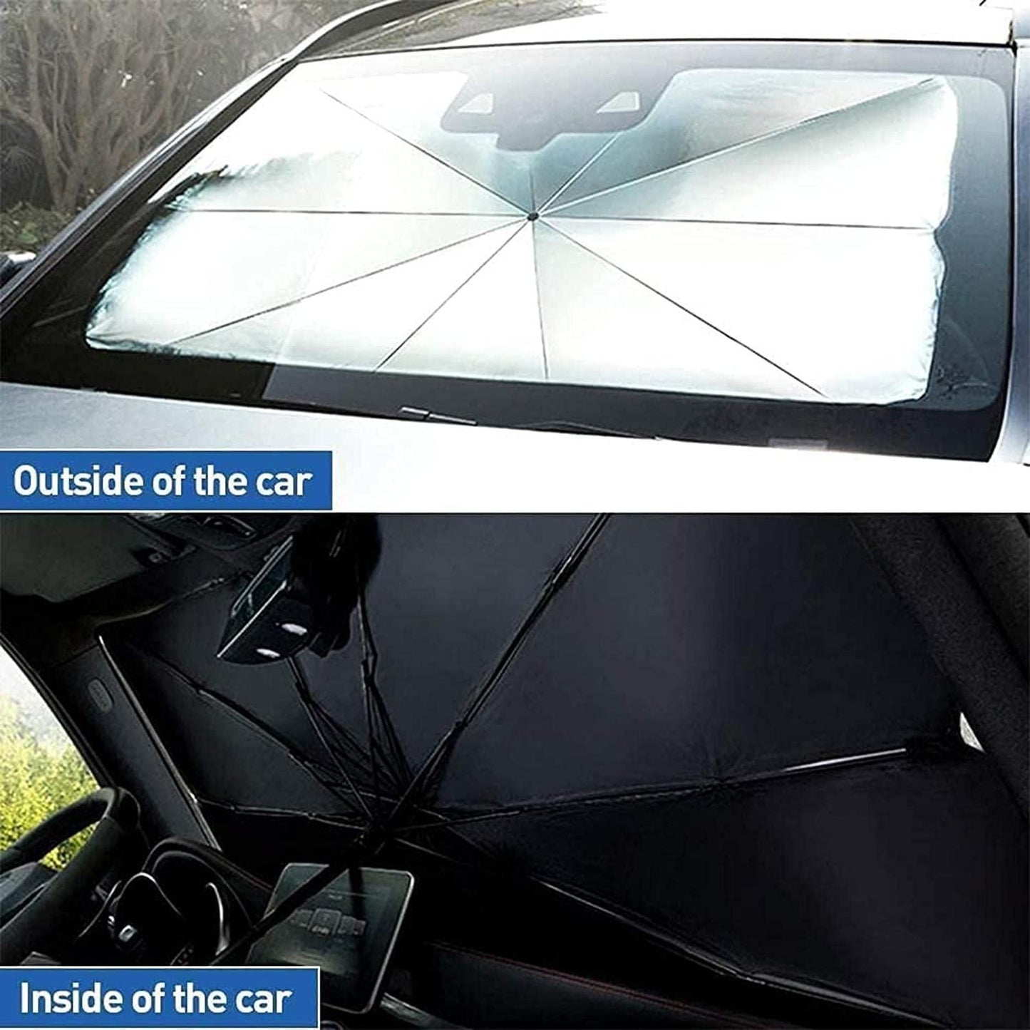 SunXpert™ Car Windshield Sun Shade Umbrella