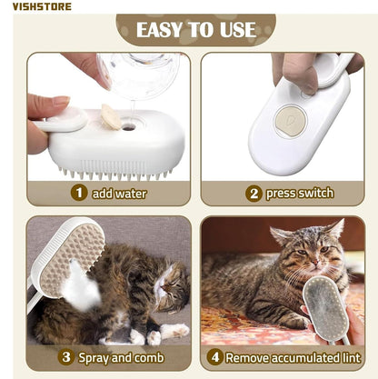 Proclean™ Grooming & Massage Brush With Steam