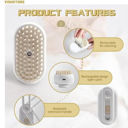 Proclean™ Grooming & Massage Brush With Steam