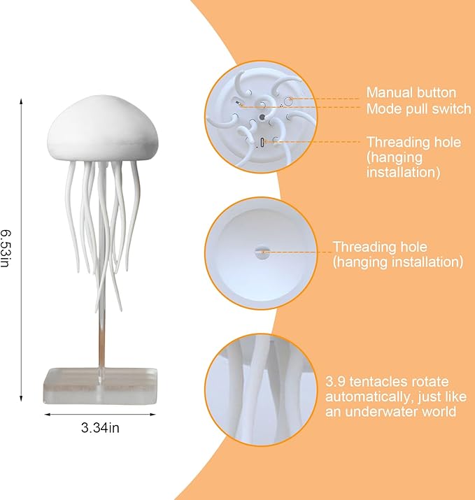 AquaGlow™ Jellyfish Lamp