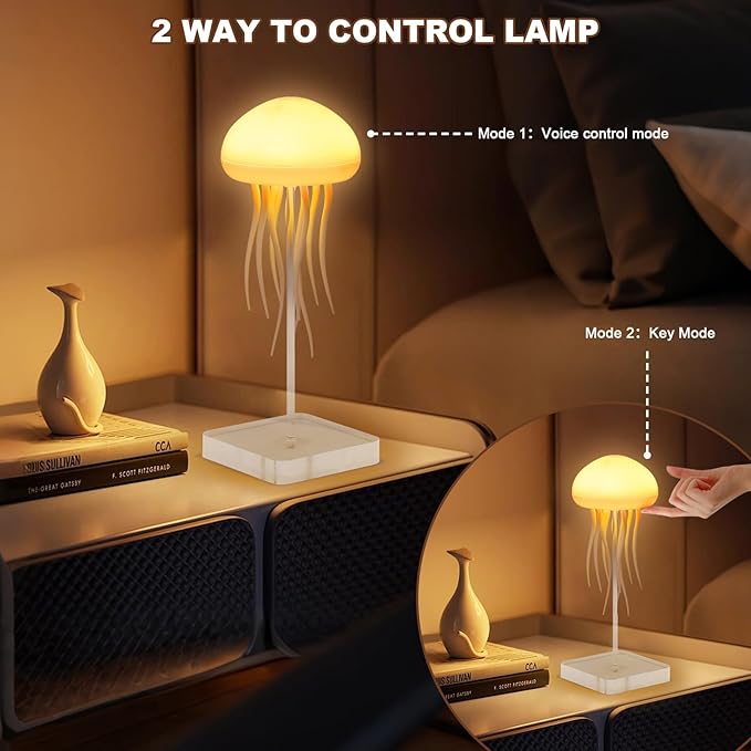 AquaGlow™ Jellyfish Lamp