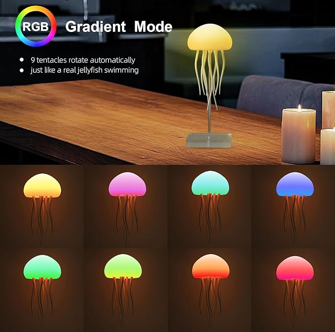 AquaGlow™ Jellyfish Lamp