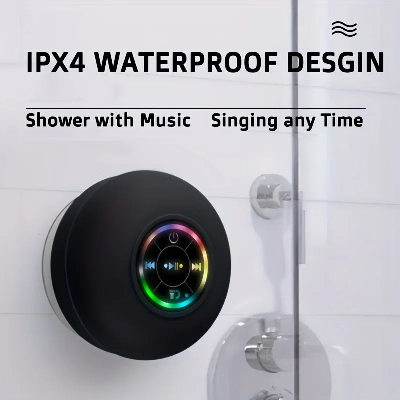 AquaBeat™ Suction Cup Waterproof Bluetooth Speaker